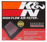 K&N Replacement Panel Air Filter 12.313in OS L x 10.313in OS W x 1.188in H for 13-14 Cadillac ATS - 33-2496