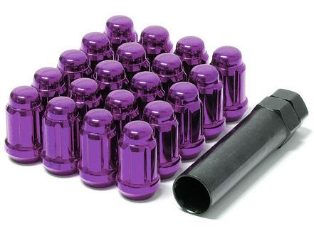 Wheel Mate Muteki Closed End Lug Nuts - Purple 12x1.25 - 41885L