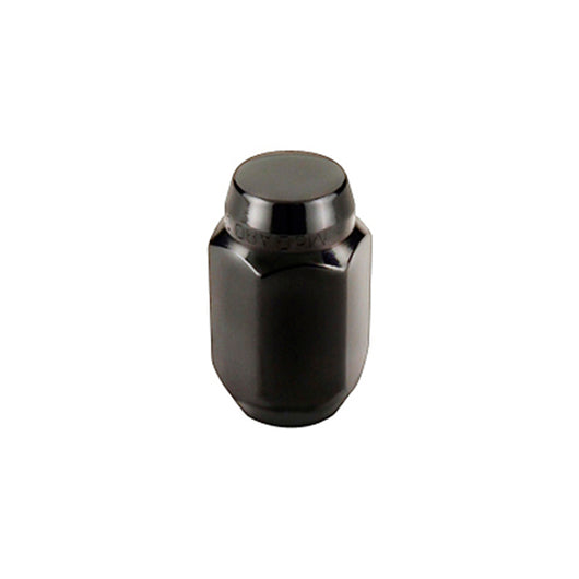 McGard Hex Lug Nut (Cone Seat) M12X1.5 / 13/16 Hex / 1.5in. Length (Box of 144) - Black - 69431