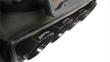 Corsa 2014 Chevy Corvette C7 Coupe 6.2L V8 AT/MT 2.75in Valve-Back Dual Rear Exit Black Xtreme Exht - 14762BLK