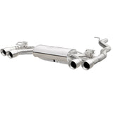 MagnaFlow Sys C/B 2015 Volkswagen Golf R 3in Polished SS Quad Tip Split Rear Exit - 19165