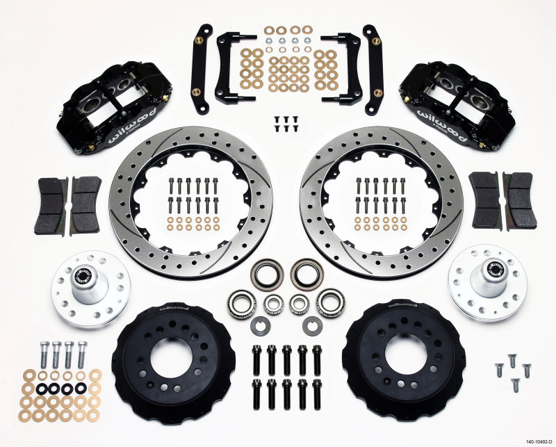 Wilwood Narrow Superlite 6R Front Hub Kit 12.88in Drilled 79-81 Camaro - 140-10492-D