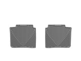 WeatherTech 06+ Lincoln MKZ Rear Rubber Mats - Grey - W256GR