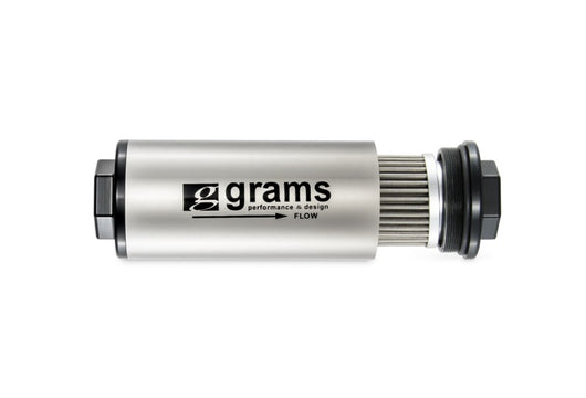 Grams Performance 100 Micron -8AN Fuel Filter - G60-99-0108