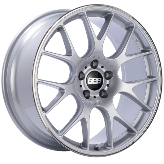 BBS CH-R 20x9 5x112 ET25 Brilliant Silver Polished Rim Protector Wheel -82mm PFS/Clip Required - CH102SPO