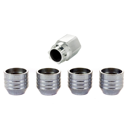 McGard Wheel Lock Nut Set - 4pk. (Under Hub Cap / Cone Seat) M14X2.0 / 13/16 Hex / .893in. Length - 24024