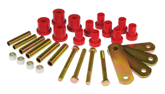 Prothane 63-72 Chrysler A Body HD Spring & Shackles Bushings - Red - 4-1012