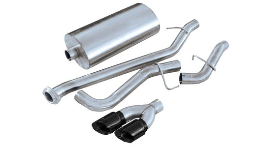 Corsa 99-06 GMC Sierra 4.8L V8 3in Cat-Back Single Side w Twin 4in Black Pro-Series Tips - 14260BLK