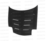 Seibon 93-02 Mazda RX7 FD3S TS Style Carbon Fiber Hood - HD9396MZRX7-TS