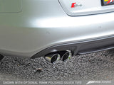 AWE Tuning Audi B8 / B8.5 S4 3.0T Touring Edition Exhaust - Chrome Silver Tips (90mm) - 3010-42018