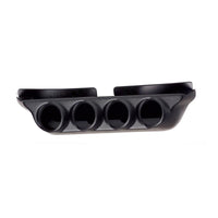Autometer 99-04 Ford Super Duty / 03-07 Dodge Ram Black Quad Overhead Console Pod - 18018