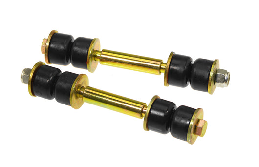 Prothane Universal End Link Set - 4 3/4in Mounting Length - Black - 19-412-BL
