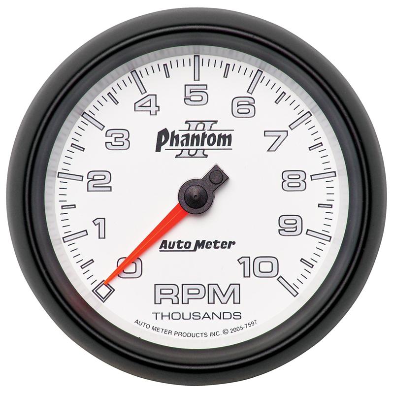 Autometer Phantom II Gauge Water Temp 2 1/16in 40-120c Electric Phantom II - 7537-M