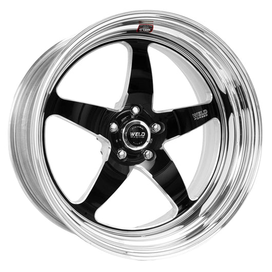 Weld S71 20x10 / 5x4.75 BP / 4.8in. BS Black Wheel (High Pad) - Non-Beadlock - 71HB0100B48A