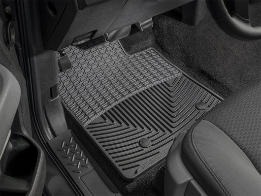 WeatherTech 98 Lincoln Navigator Front Rubber Mats - Black - W9