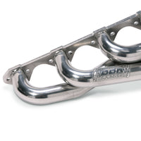 BBK 79-93 Mustang 351 Swap Shorty Unequal Length Exhaust Headers - 1-5/8 Silver Ceramic - 15110