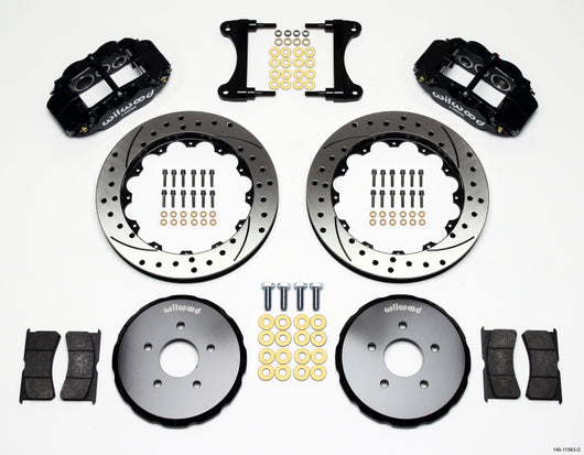Wilwood Narrow Superlite 6R Front Hat Kit 13.06in Drilled Nissan 370Z/Fiti G37 - 140-11583-D