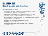 Bilstein B14 2002 Mercedes-Benz C230 Kompressor Front and Rear Suspension Kit - 47-100770