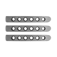 DV8 Offroad 2007-2018 Jeep JK Aluminum Stick On Door Handle Inserts - Set Of 3 - D-JP-190059-AL-3