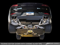 AWE Tuning Panamera 2/4 Touring Edition Exhaust (2011-2013) - w/Chrome Silver Tips - 3015-42060