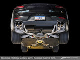 AWE Tuning Panamera 2/4 Touring Edition Exhaust (2014+) - w/Chrome Silver Tips - 3015-42042