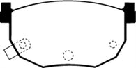 EBC 99-01 Hyundai Elantra 2.0 Yellowstuff Rear Brake Pads - DP4528R