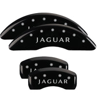 MGP 4 Caliper Covers Engraved Front & Rear MGP Black finish silver ch - 39015SMGPBK