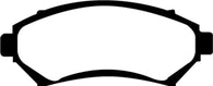 EBC 97-03 Buick Century 3.1 Yellowstuff Front Brake Pads - DP41100R