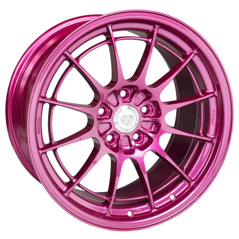 Enkei NT03+M 18x9.5 5x114.3 40mm Offset 72.6mm Bore Magenta Wheel - 3658956540MA