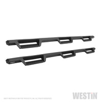 Westin/HDX 07-19 Chevy Silv 2500/3500 Crew (8ft) (Excl Dually) Drop WTW Nerf Step Bars - Blk - 56-534585
