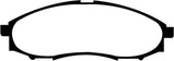 EBC 03-04 Nissan Frontier 3.3 2WD Greenstuff Front Brake Pads - DP61316