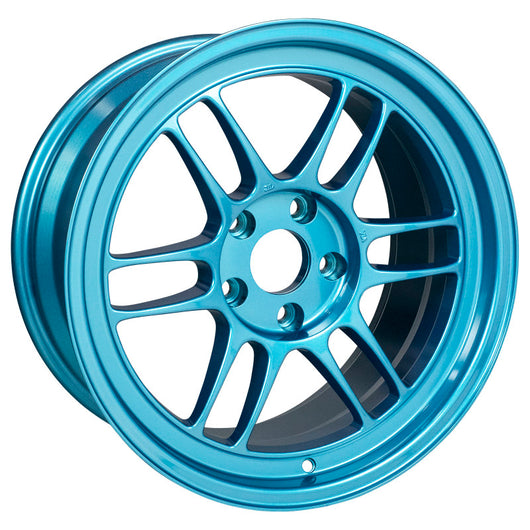 Enkei RPF1 17x9 5x114.3 22mm Offset 73mm Bore Emerald Blue Wheel - 3797906522EB
