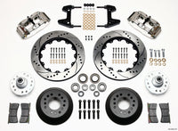Wilwood Narrow Superlite 6R Front Hub Kit 14.00in Drill Pol 74-80 Pinto/Mustang II Disc Spindle only - 140-9802-DP