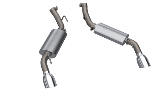 QTP 14-15 Chevrolet Camaro SS 6.2L 304SS AR3 Axle Back Exhaust w/4.5in Tips - 600114