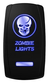 XTM Universal Rocker Switch – Zombie Lights – Blue LED
