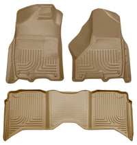 Husky Liners 2012 Dodge Ram 1500/2500/3500 Crew Cab WeatherBeater Combo Tan Floor Liners - 99003