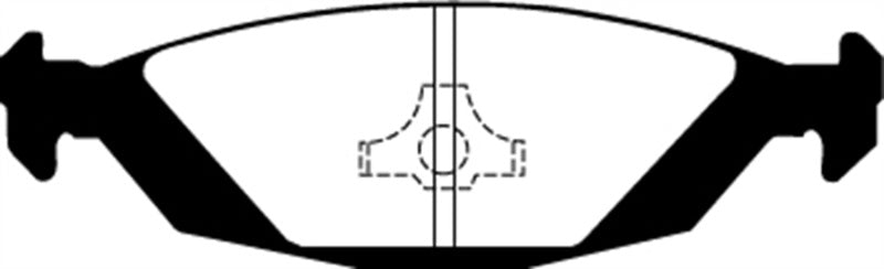 EBC 88-90 Saab 900 2.0 Greenstuff Rear Brake Pads - DP2635
