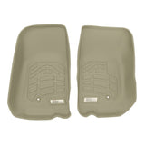 Westin 2007-2013 Jeep Wrangler/Wrangler Unlimited Wade Sure-Fit Floor Liners Front - Tan - 72-130034
