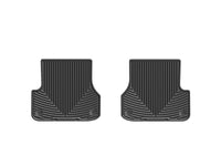 WeatherTech 12+ Audi A6/S6 Rear Rubber Mats - Black - W301