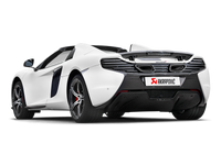 Akrapovic 14-17 McLaren 650S/650S Spyder Slip-On Line (Titanium) w/ Carbon Tips - S-MC/TI/2