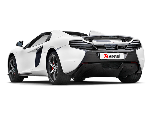 Akrapovic 14-17 McLaren 650S/650S Spyder Slip-On Line (Titanium) w/ Carbon Tips - S-MC/TI/2