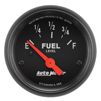 Autometer Z Series 52mm 240 Empty / 33 Full Fuel Level Gauge - 2643