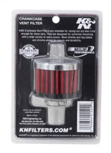 K&N Clamp On Rubber Base Crankcase Vent Filter 0.5in Flange ID 2in OD 1.5in Height - 62-1330