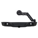 Westin/Snyper 07-17 Jeep JK Recoil Rear Bumper w/Tire Carrier - Textured Black - 59-5515-22JKS5