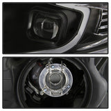 xTune 09-14 Acura Projector Headlights - Light Bar DRL - Black (PRO-JH-ATSX09-LB-BK) - 9042218