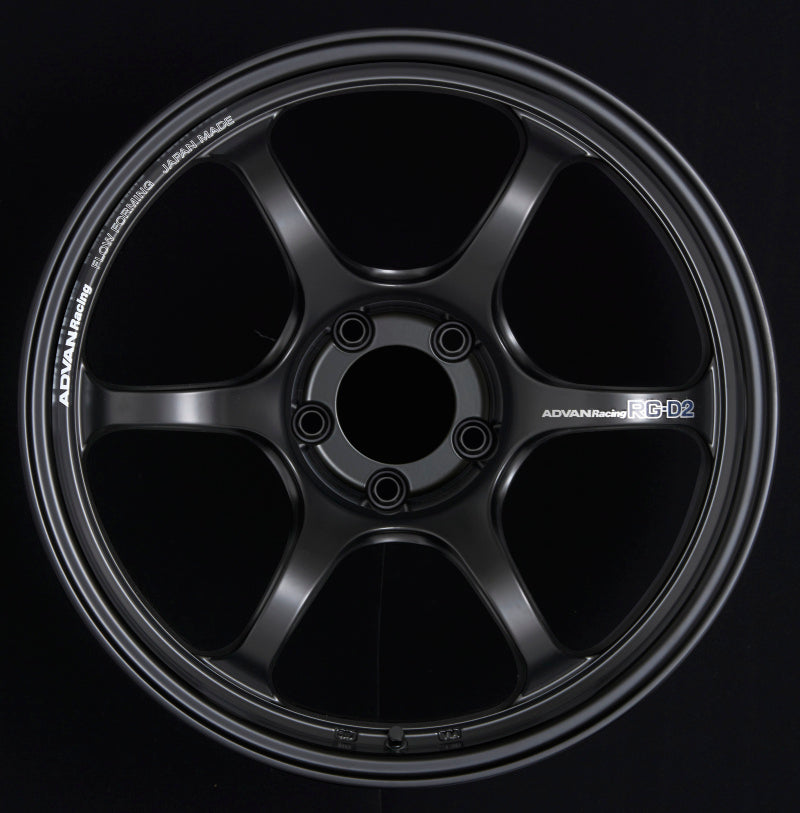 Advan RG-D2 18x9.5 +35 5-120 Semi Gloss Black Wheel - YAT8J35WSB
