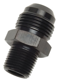 Russell Performance -4 AN to 1/4in NPT Straight Flare to Pipe (Black) - 660433