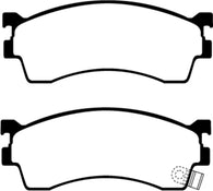 EBC 01-04 Mazda Protege 2.0 (Rear Drums) Yellowstuff Front Brake Pads - DP41409R
