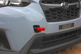 Perrin Tow Hook Kit - Front 13-18 Subaru Forester - Red - PSP-BDY-237RD