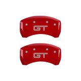 MGP Rear set 2 Caliper Covers Engraved Rear GT Yellow finish black ch - 10010RMGTYL